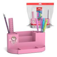 Набор настольный ErichKrause Victoria Pastel Princess 6 предметов розовый 