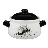 Горшочек для запекания Озорные коты MILLIMI 500мл 17x13x10см керамика 