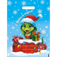 Пакет Змея в дымоходе полиэтиленовый с вырубной ручкой 30х40см 