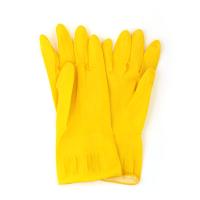 Перчатки резиновые VETTA желтые XL 