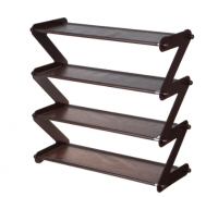 Этажерка для обуви Зигзаг, 4 яруса, 48x19x46см, металл, пластик, 1цв VETTA 