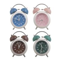 Будильник тм LADECOR CHRONO 10,5x5,5x15,5см пластик металл, 1xAA 4 вида 