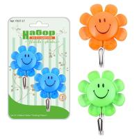Набор из 2-х крючков «Улыбка с цветком» FD27-17/12/144 