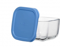 Контейнер SNOW BOX с голубой пластиковой крышкой 760мл 