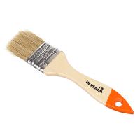 Кисть малярная плоская HEADMAN "Бейсик" нат. щетина 1,5" (38мм) 