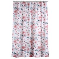 Шторка для ванной с утяжелителем VETTA 180х180см Цветы 