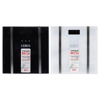 Весы напольные LEBEN диагностические, макс.нагр. до 180кг., 30х30х2,5см 