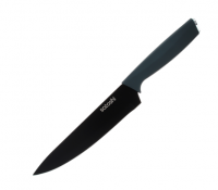 Нож кухонный шеф 20см, нерж сталь с антиналипающим покрытием, софт-тач Орис SATOSHI 