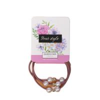 Резинка для волос Валерия жемчужные шарики микс 