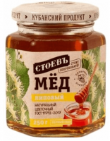 Мед натуральный СТОЕВЪ липовый с\б 250г 