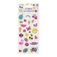 Тату-украшения переводные ХОББИХИТ, бумага, акриловый полимер,20х8см, 8 дизайнов 