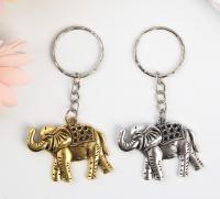 Брелок металл "Африканский слон" 3,5х3,5 см МИКС  