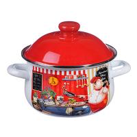 Кастрюля эмалированная VETTA Повар, 24см, 5,0л 