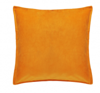 Чехол для подушки велюр 50х50см, 100% хлопок, горчица BY COLLECTION 