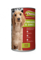 Корм для собак Chammy говядина 415г 