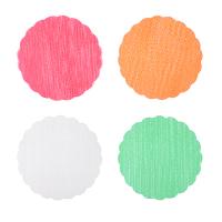 Набор противоскользящих салфеток VETTA 4шт, ПВХ, d32см, 4 цвета 