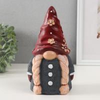Копилка "Гнома" высота 19 см, ширина 8 см, длина 11 см  