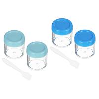 Набор для крема 3 пр. (контейнер 20мл -2шт, ложечка), пластик, 3 цвета, МС-01 