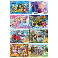 Пазл 54 элемента 10,5х2,5х6,5см в ассортименте 