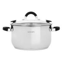 Кастрюля SATOSHI Арбон 24х13,5см со стекл крышкой индукция 5,9л 