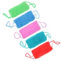 Мочалка банная с ручками массажная Люкс, ПП нить, 30x13x5см 