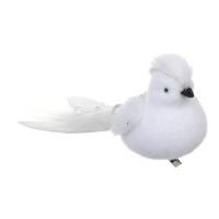 Птица на прищепке СНОУ БУМ 5x14см пластик 1шт 