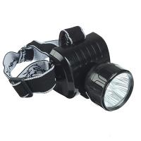 Фонарь налобный аккумуляторный ЧИНГИСХАН 5 ярк. LED, вилка 220В, 8х6х7,5см 