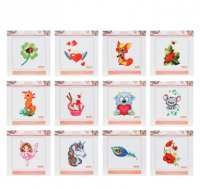 Набор для создания вышивки на одежде, 12диз 