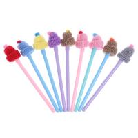 Ручка гелевая-прикол Шапочка МИКС стержень синий 