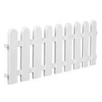 INBLOOM Заборчик садовый 50х20см, пластик белый 