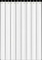 Штора для ванной Haiba 180х180 полиэстер HB74001 белый 