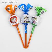 Карамель леденцовая на палочке LOVE IS с начинкой, 17.5г 