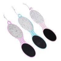 Терка для ног 4-х сторон. с пемзой и щеткой, с металл. и наждачной поверхностями, 16,5см, 3 цвета 