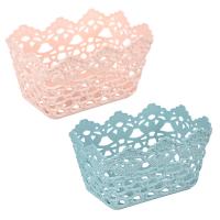 Корзина универсальная VETTA "Цветы", пластик, 15х10х8,5 см, 2 цвета 