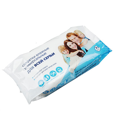 Салфетки влажные для всей семьи Smart Эконом 70шт 