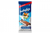 Шоколад babyfox с молочной начинкой 24г 