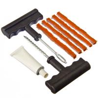 Набор для ремонта бескамерных шин NEW GALAXY №2: клей, 5 жгутов, T-инструмент 