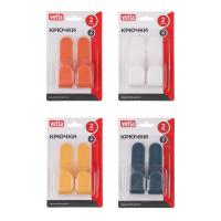 Крючки самоклеящиеся тм VETTA пластик 9x2,3см 2шт 