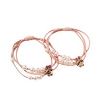 Резинка для волос Авелин набор 2шт киска бусинки микс 