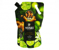 Гель для мытья посуды Ёсэй с ароматом имбиря и танжерина, мягкая уп., 1 л 
