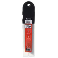 Лезвие для ножей запасное ЕРМАК 25мм сегментированное сталь толщина 0,6мм 10шт/уп 