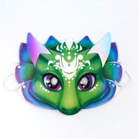 Маска на резинке Дракон спокойствия 23,5х16,7см 