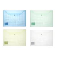 Папка на кнопке А4 325x230мм толщина: 0,12мм инд.марк 4 цвета 