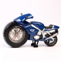 Часы - будильник настольные Байк дискретный ход циферблат d-7см 14×23см АА 