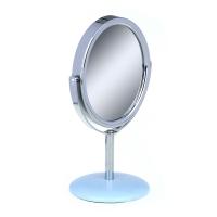 Зеркало настольное, металл, ПУ, стекло, 16х8,5см, 6диз ЮНИLOOK 