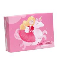 Подарочная коробка сборная Сестренке 21х15х5,7см 