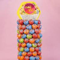 MOJl LOLLI Леденец на палочке с жвачкой 16гр. 1кор4ст*120шт 
