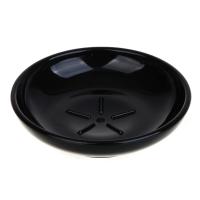 Мыльница Vetta пластик 11x11x3см черный 