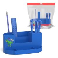 Набор настольный ErichKrause Victoria Dino Planet 6 предметов синий 