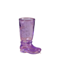 Ваза Ботфорт сиреневая 18,5х8,5х11см, 0,46л 